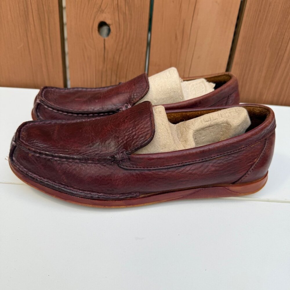 RJ Colt Men's Leather Loafers Slip-On Size 9M Brown